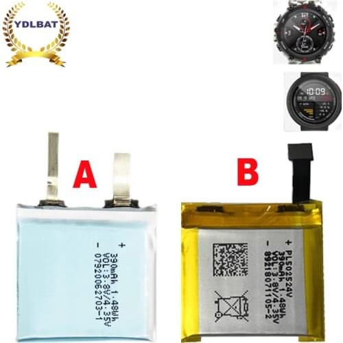 502425 390mah A1808 Amazfit Trex T-rex amazfit verge lite battery for global version amazfit gtr battery