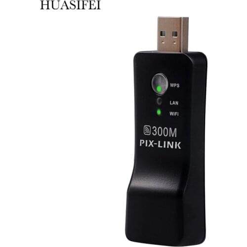 300Mpbs USB Portable Wireless WiFi Smart TV Network Adapter Universal HD TV RJ45 Repeater AP WPS for LG Sony TV