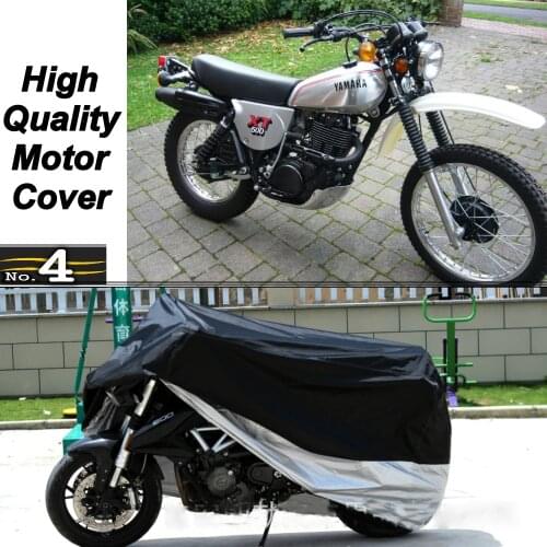 MotorCycle Cover For YAMAHA XT500 WaterProof UV Sun Dust / Rain Protector Cover Made of Polyester Taffeta