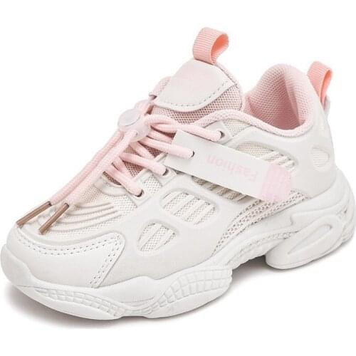 Children Shoes Boys Girls Sneakers Anti-Slippery Baby Toddler Shoes Breathable Mesh Kids Sneakers Comfortable Soft Boys Shoes