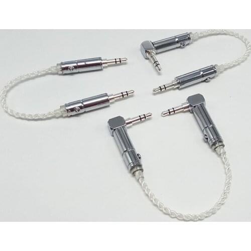 Fever 3.5mm male to male AUX cable pure silver cable