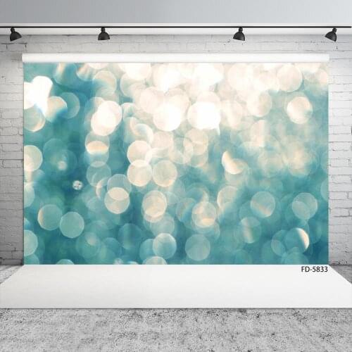 Flare Glitter Bokeh Photography Backdrop Vinyl Cloth Background for Children Baby Shimmer Shine Party Photophone Photo Studio
