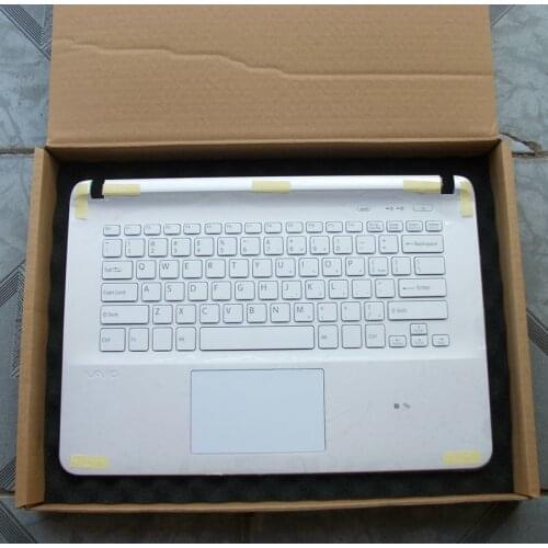 New for SONY VAIO SVF142 SVF143 series SVF142C29L SVF-142C29L SVF143A25T palmrest English us laptop keyboard white no backlit