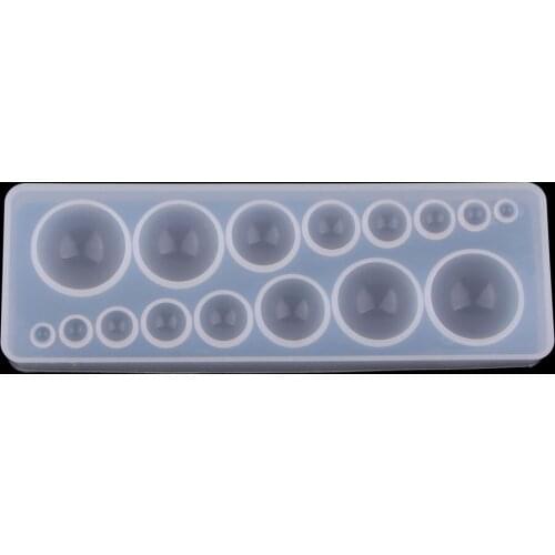 Round Silicone Mold, Epoxy Resin Ball Molds for Resin Jewelry, Soap Candle DIY