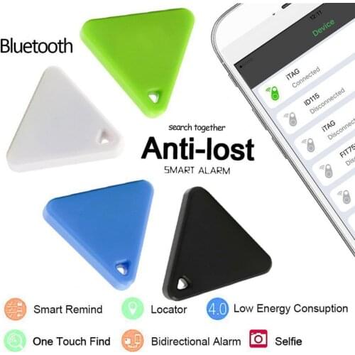 Small Phone Wallets kids Finder Wireless Bluetooth Triangle Anti-Lost Alarm Smart Tag GPS Tracker Two-Way Key Finder Pet Locator