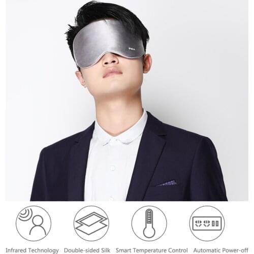Xiaomi PMA Graphene Therapy Heated Eye Mask Silk Eye Patch Fatigue Relief Eye Massager Tiredness Remover For Sleeping Travel