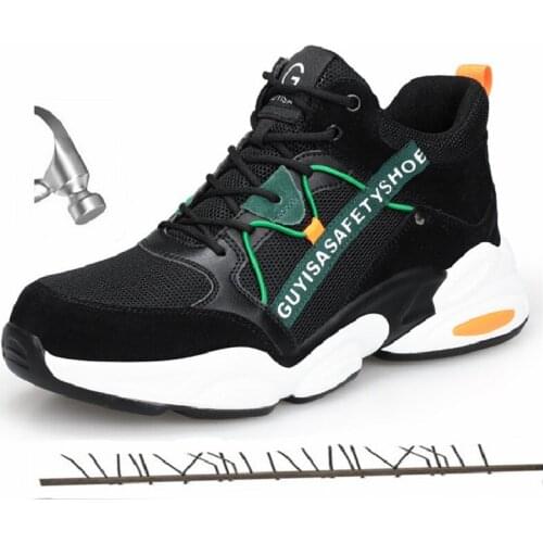 Fashion Work Shoes Women Men Safety Shoes Indestructible Steel Toe Shoes Luxury Brand Light Work Boots Sneakers Designer Shoes