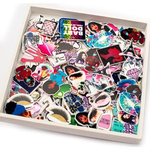 Fashion Item Printed Random Mixed Planar Resin DIY Hair Bow Decoration Crafts Accessories