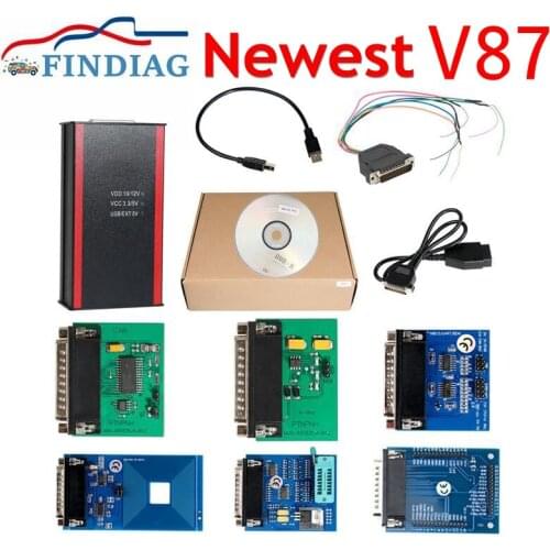 Iprog+ Pro Programmer V85 Replace Carprog Complete Support IMMO + Mileage Correction High Quality Adapter Iprog Reset Tool