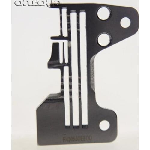 Industrial Sewing Machine Spare Parts Needle Plate R4305-J0E-EOO For Juki MO-3914 R4305-JOE-E00