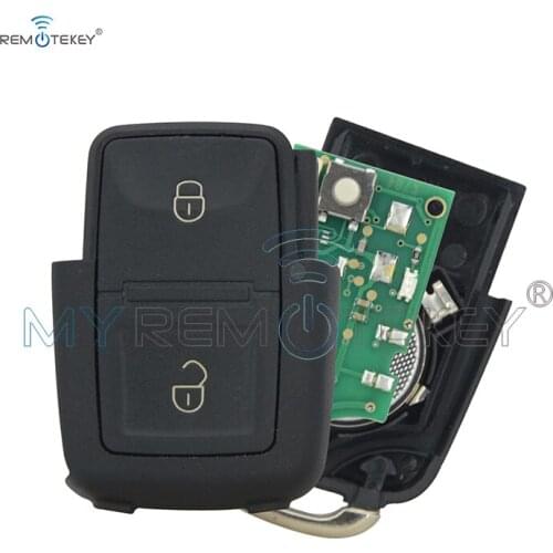 Remtekey 1j0959753ag Remote Key Control Fob 2 Button 433mhz For Vw Volkswagen Bora Beetle Passa Golf For Seat For Skoda