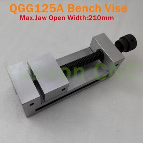 QGG125A manual Precision Tool Vise Vice Width of vice Jaw Max.210mm for precision inspection/measurement/grinding and EDM