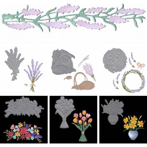 Mixed Flower Metal Cutting Dies Stencils For DIY Scrapbooking Album Photo Paper Cards Making Crafts Decorative Handmade 2019 New