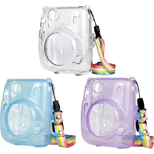 Camera Bag Bag Compatible with 11 Instant Camera with Removable Adjustable Strap Crystal Bag