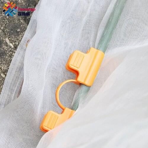 Tewango Greenhouse Frame Pipe Clip Shade Sail Pest conrtol Net Clamp For 11mm Pipe Garden Tools 10pcs-pack