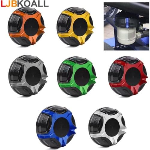 Universal Rear Brake Oil Reservoir Fluid Cover Cap for Ducati Monster Diavel Multistrada Yamaha MT FZ 07 09 YFZ R1 R6 R25 Suzuki