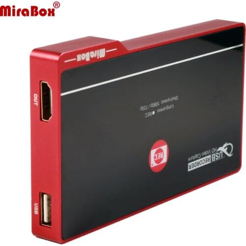 MiraBox PnP Video Grabber Touch control HDMI Screen Capture Recorder with Audio output for Netflix YouTube Online Course