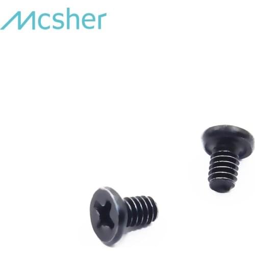 50pcs M2 x 3mm Laptop Notebook Screw Phillips Flat Wafer Head Black Zinc
