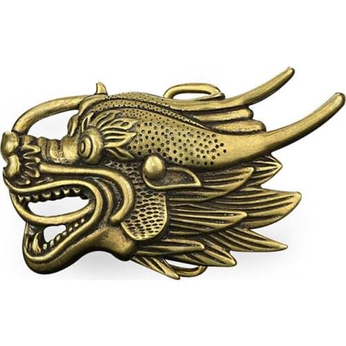 1PC Vintafe Embossed Faucet Brass Waistband Belt Buckle DIY Handmade Leather Craft Making Accessories