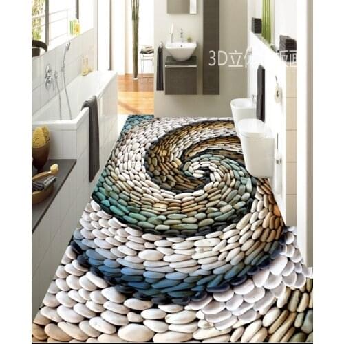 Wallpaper for floor 3 d for living room 3d floor painting wallpaper Beautiful Romantic stone Family 3D Floor