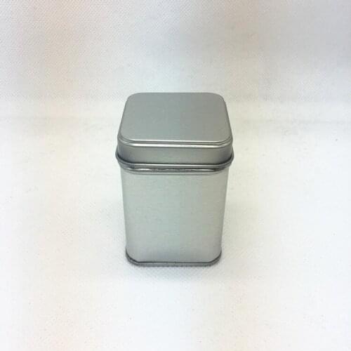 50pcs 50g Tin Metal Cans Storage Bottles Jars Metal Cans Tea Caddy Mini Candy small sealed canisters portable travel Tea box