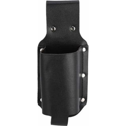 Wine Bottle Sleeve Black PU Leather Portable Beer Beverage Can Rack Storage Bag for Outdoor Hiking Camping Wine Bottle Holster