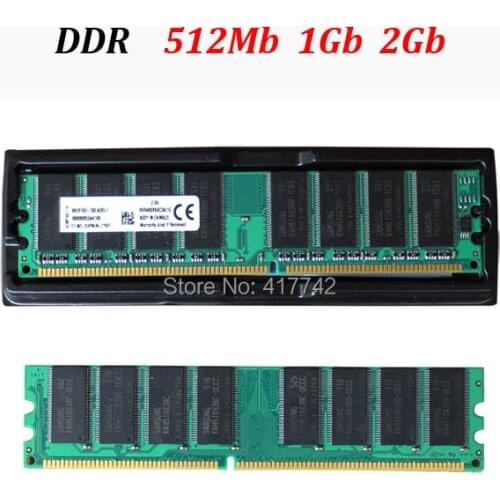 For AMD and all) desktop memory DDR RAM 400Mhz 333Mhz 266Mhz - 512Mb 1Gb 2Gb / 512 1G 2G -- lifetime warranty -- good quality