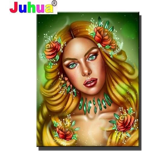 5D Girl DIY Photo Custom Own Diamond Painting Cross Stitch Kit Full Drill Square Embroidery Mosaic Woman Picture Of Rhinestones