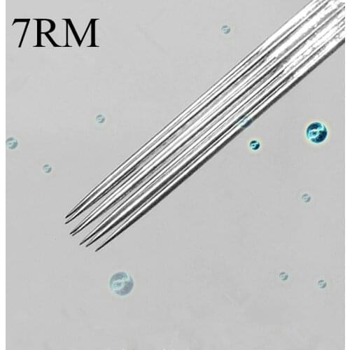 Box Of 50pcs Disposable Sterilized 7RM Tattoo Needles (7 Curved Magnum) Wholesale Supply
