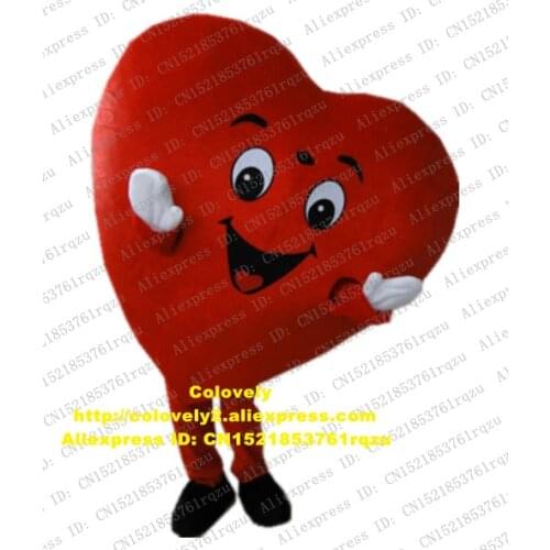 Red Heart Mascot Costume Adult Cartoon Character Outfit Suit Birthday Congratulations Business Advocacy CX2009 Free Shipping