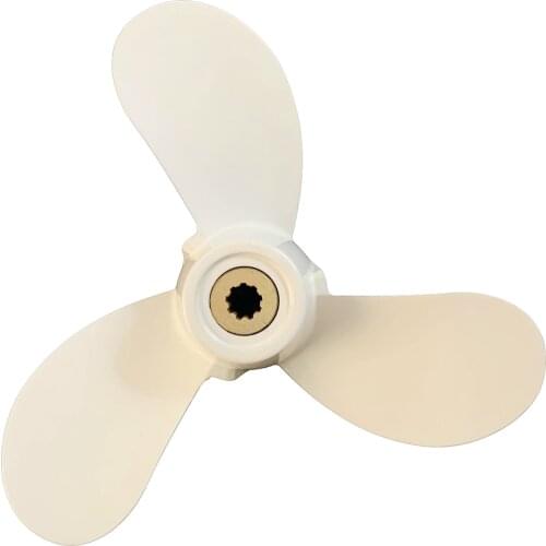 Boat Propeller 7 1/4x5 1/2 for Yamaha 2HP 3 Blades Aluminum RH OEM NO: 7.25x5.5