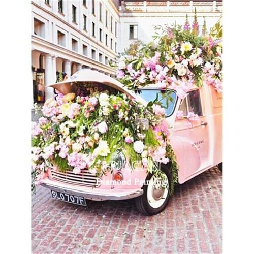 Flowers DIY Embroidery 11CT Cross Stitch Kits Craft Needlework Set Printed Canvas Cotton Thread Home Decoration Hot Design