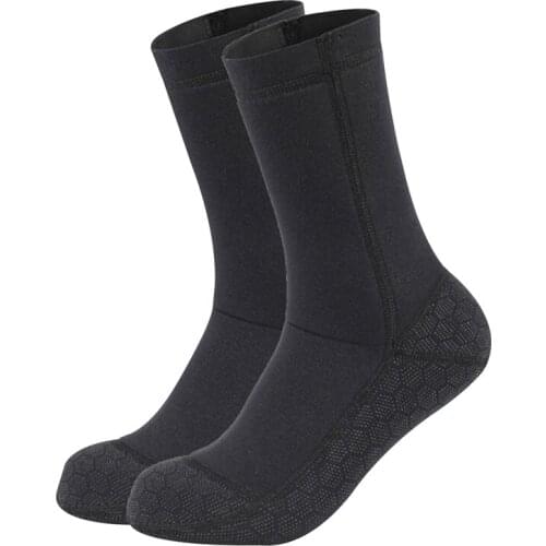 Neoprene Fin Sock Diving Wetsuits Sock 3MM for Women Men Thermal Beach Sock Flexible for Snorkeling Surfing Diving