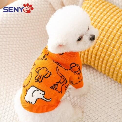 Autumn And Winter Soft Skin-friendly Warm And Ccomfortable Knitted Sweater For Cats And Dogs Pet Accessories