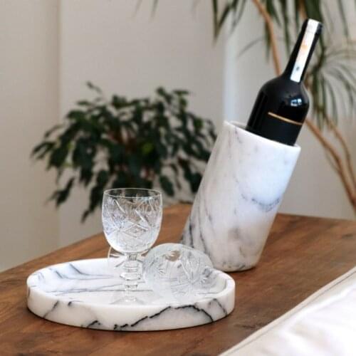 Natural Marble Wine Holder Wine Cooler