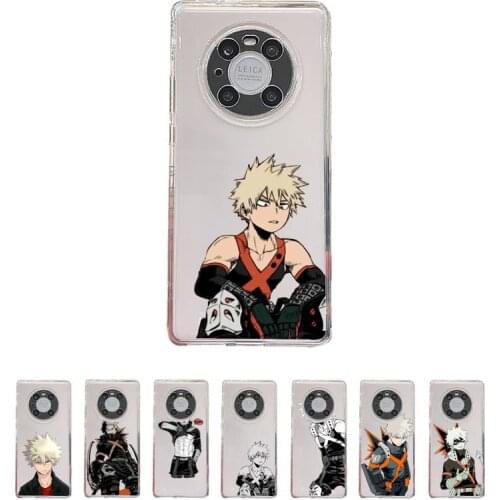 My Hero Academia deku bakugou Boku no Phone Case Transparent For Huawei enjoy 20 10 9 8 7 S SE E C Z pro plus lite Soft TPU