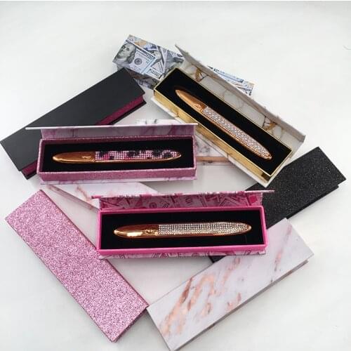 Empty Magnetic Packing Box for Eyelash Eyeliner Pen Cosmetic Packing Boxes Self Adhesive Liquid Eyeliner Box