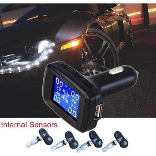BigBigRoad Car TPMS Tire Pressure Monitoring System For Toyota C-HR Highlander Camry Levin YARiS L EZ RAV4 Auto Alarm System