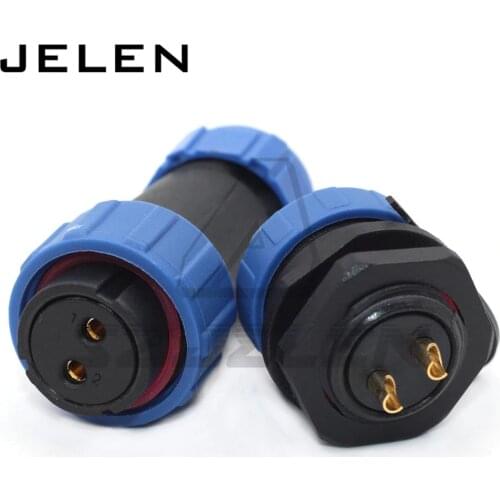 SP2110/S,Female plug, male socket,Inversion waterproof Connector 2 pin Plug socket,Rated current 30A, Rated voltage500V,IP68