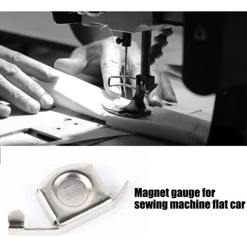 Universal Magnetic Seam Guide Press Feet for Sewing Machines Narrow Rolled Hem Sewing Machine Presser Foot Sewing Accessories