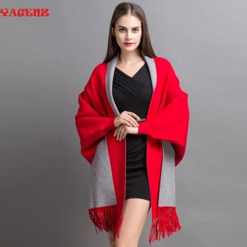 Women Cardigan Sweaters 2020 Winter Autumn poncho Coat Women Cardigan Knitted Plus Size Cashmere Poncho Cardigan Women Sweater