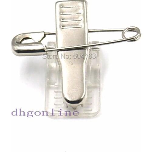25 Pcs Brooches Satety Pin Clip Craft Fixing ID Badge Card Holder Lanyard Paci Pacifier