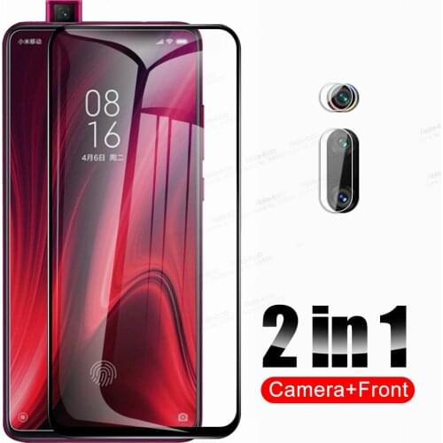2 in 1 Camera Tempered Glass For Xiaomi Mi 9T Pro Mi9 T 9TPro Xiomi 9 Lite 8 Light 9SE Screen Protector 9D Cover Protective Film
