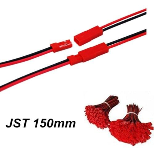 2000pair/lot 150mm 15cm JST Connector Plug Cable male/female Wires for RC battery 20% off