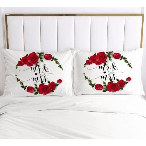 3D Pillow Case Pillowcase Custom 20x26in 20x36in Bedding For Wedding Flowers Decorative Pillow Cover Home Textile Drop Ship