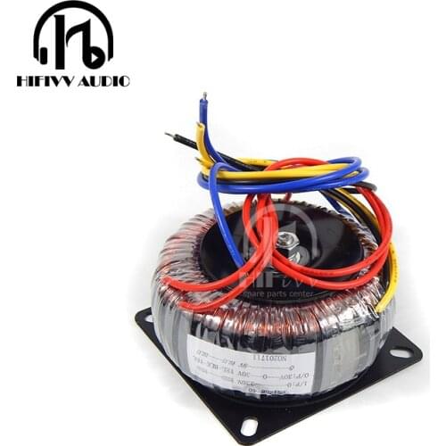 HIFivv audio copper toroidal transformer circular transformer power amplifier dedicated transformer 40w Output 30-0-30V 9V
