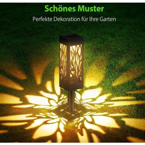 6 Pcs New LED Solar Light For Garden Yard Decoration Lawn Lamps Outdoor Home Pathway Lights Sensor Waterproof Solar Street Lamp