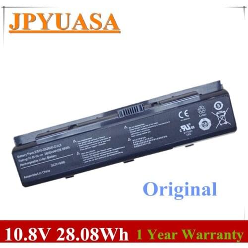 7XINbox 10.8V 28.08Wh 2600mAh Original ES10-3S2600-G1L5 Laptop Battery For ES10-3S2600-G1L5 3ICR19/66