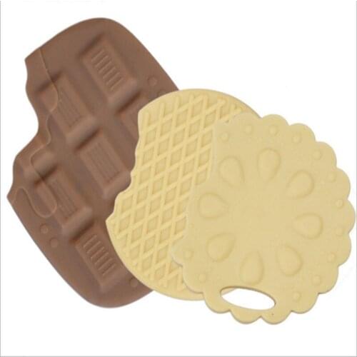 Baby Silicone Teether Chocolate Biscuit Grinding Equipment Baby Teeth Chew Baby Care Products Baby Accessories
