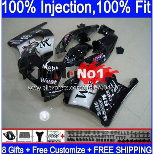 Injection For HONDA CBR 250RR CBR250RR 90 91 92 93 94 135MC.15 MC22 CBR250 RR 1995 1996 1997 1998 1999 OEM Fairing black west